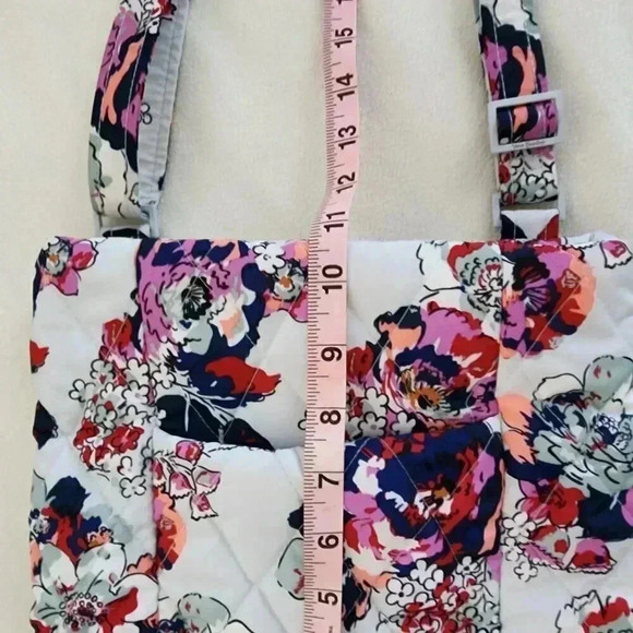 Vera Bradley Crossbody Bag Floral Quilted Lightweight Travel Purse - Picture 6 of 8